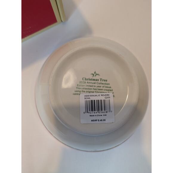 Spode 2009 Christmas Tree Revere Bowl NEW in Box - 6" Holiday Candy Dish - Picture 5 of 5